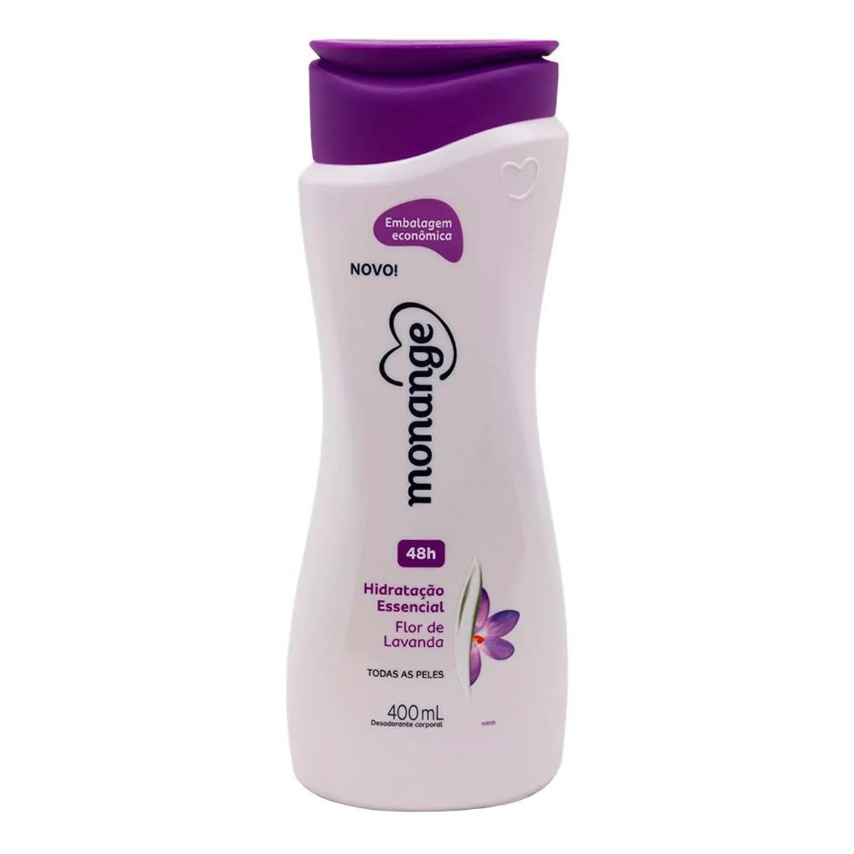 Hidratante Desodorante Monange Hidratação Nutritiva Flor de Lavanda 400ml