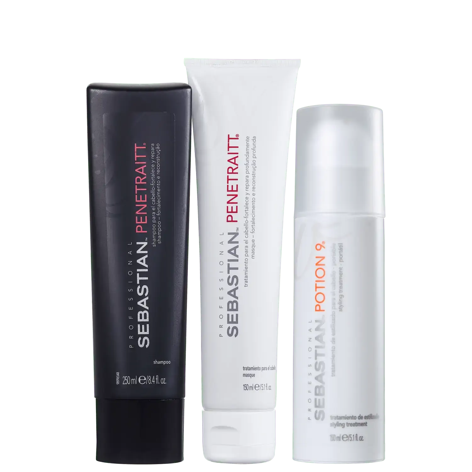 Kit Shampoo Mascara Potion Penetraitt Sebastian