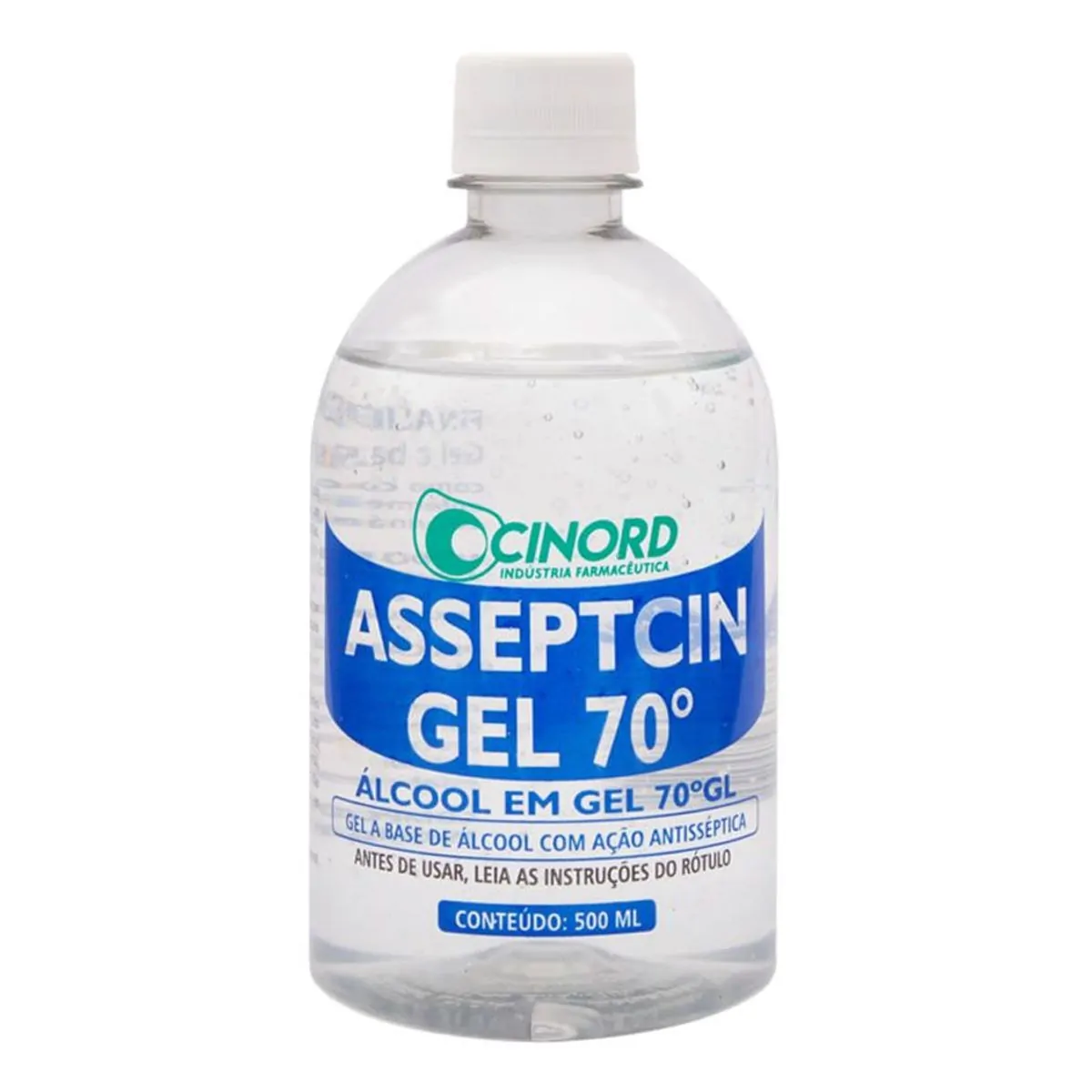 Alcool Em Gel 500ml Cinord