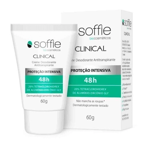 Soffie Clinical 48h Creme Desodorante Antitranspirante 60g