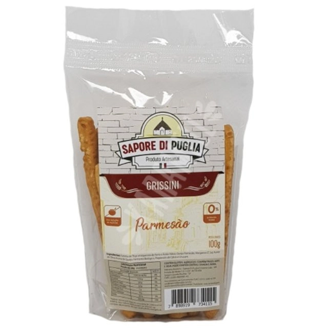 Grissini Parmesão Sapore Di Puglia Pacote 100g