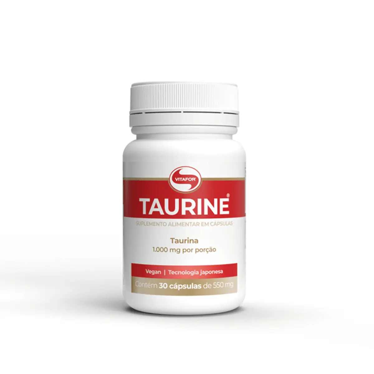 Taurine Vitafor- 30 cápsulas