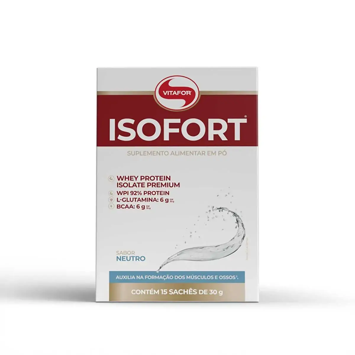 Isofort Neutro 15 Sachês 30g Vitafor