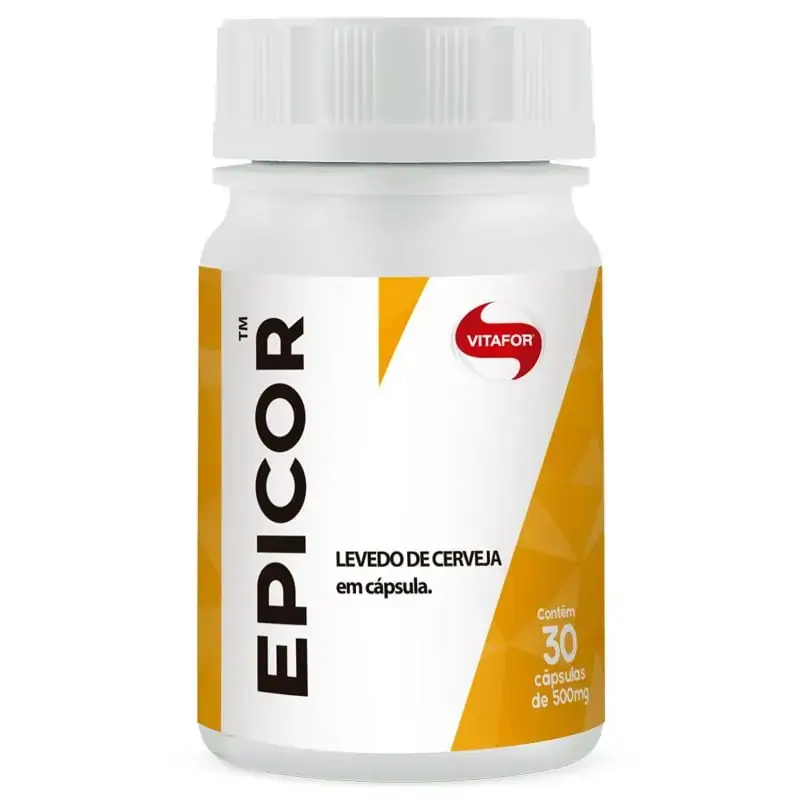 Epicor Levedo de Cerveja Vitafor 30 Cápsulas