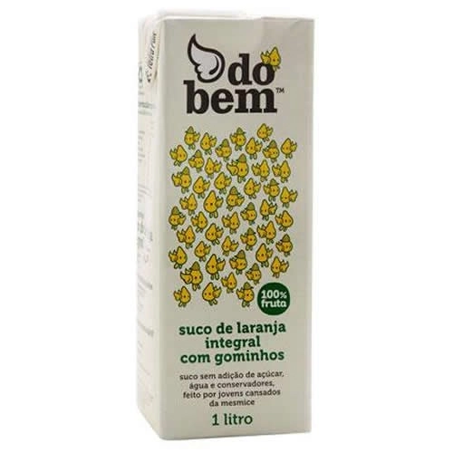 Suco Do Bem 1lt Laranja Gominhos Tp