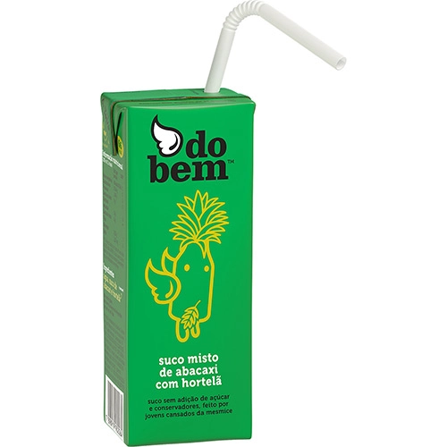 Suco Do Bem Misto De Abacaxi Com Hortelã