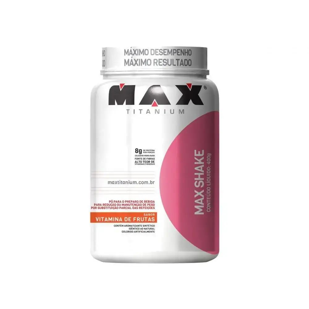 Suplemento Alimentar Max Shake 400g Vitamina de Frutas