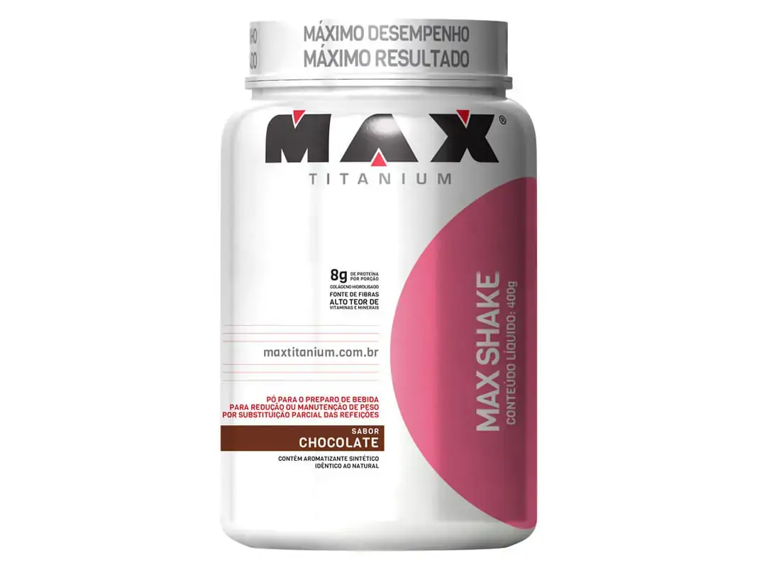MAX SHAKE CHOCO 400G MAX TITANIUM