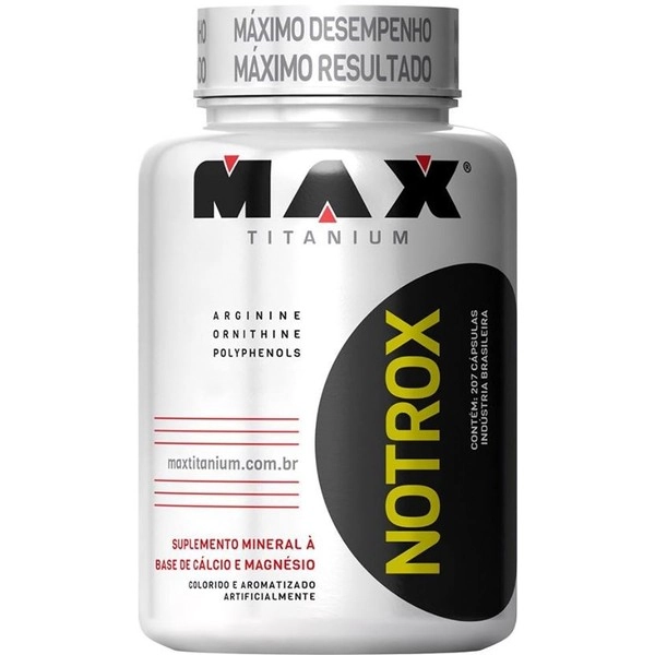 Esportivo Max Titanium Notrox Pote 207 Cápsulas