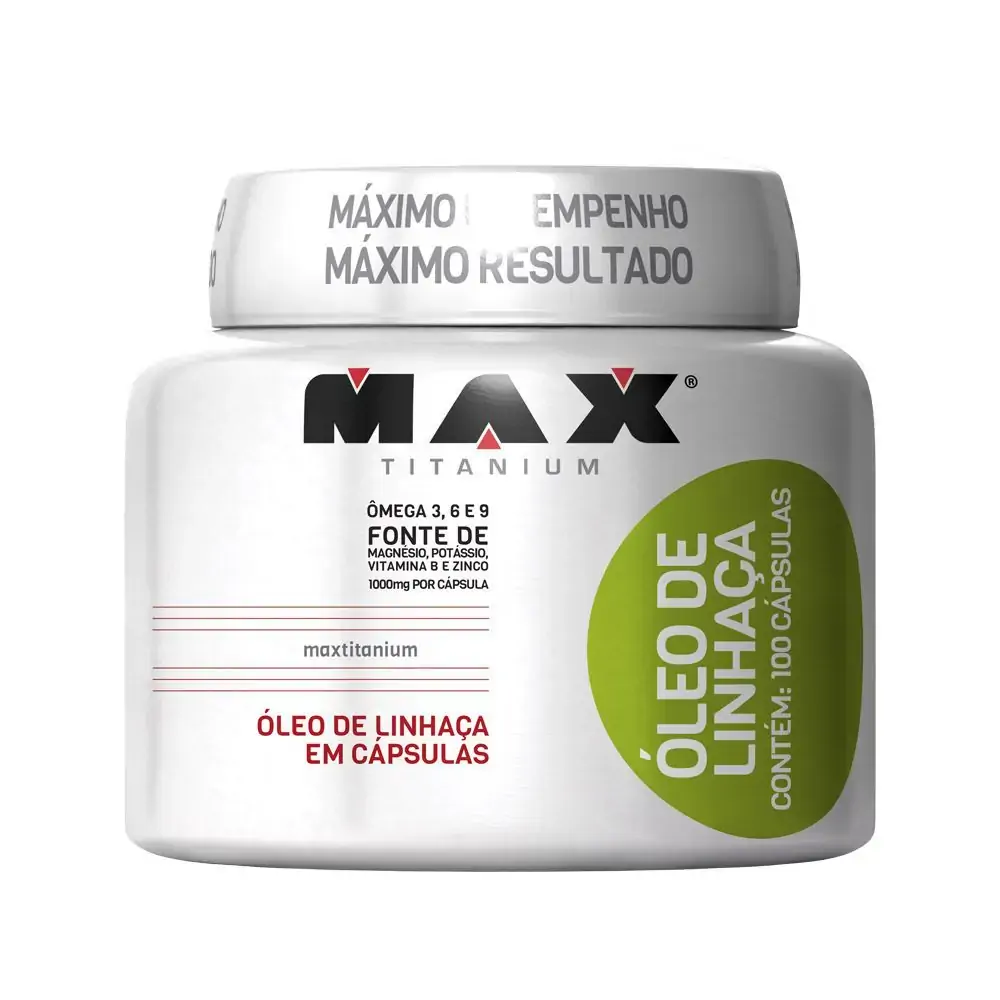 Oleo De Linhaça 100 Cps Max Titanium