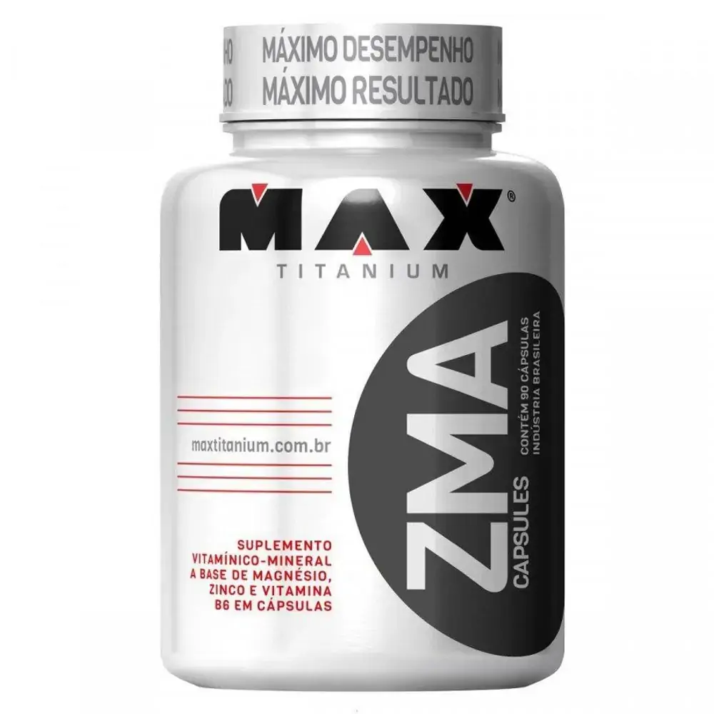 Zma - Max Titanium (90 Cápsulas) - ZMA - Max Titanium (90 Cápsulas)