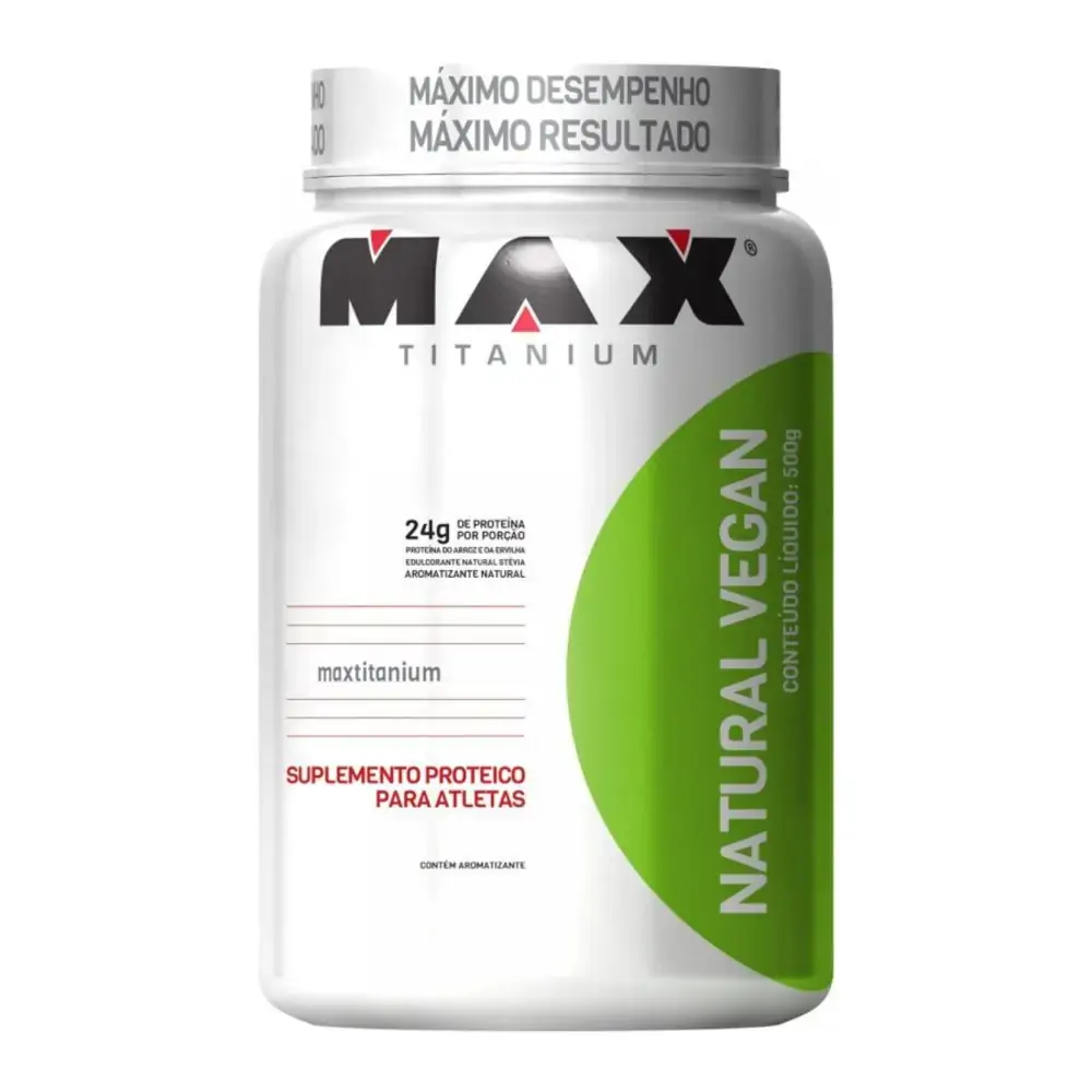 Natutal Vegan Baunilha Max Titanium 500g Max Titanium