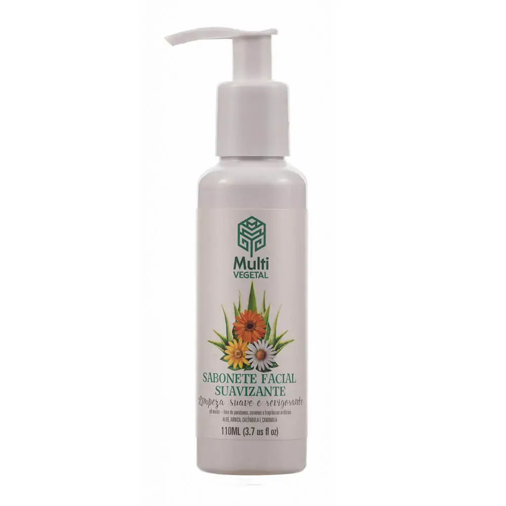 Sabonete Facial Natural Suavizante 110ml - Multi Vegetal