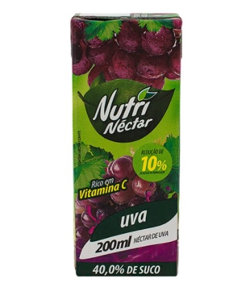 Néctar Uva Nutrinéctar Caixa 200ml