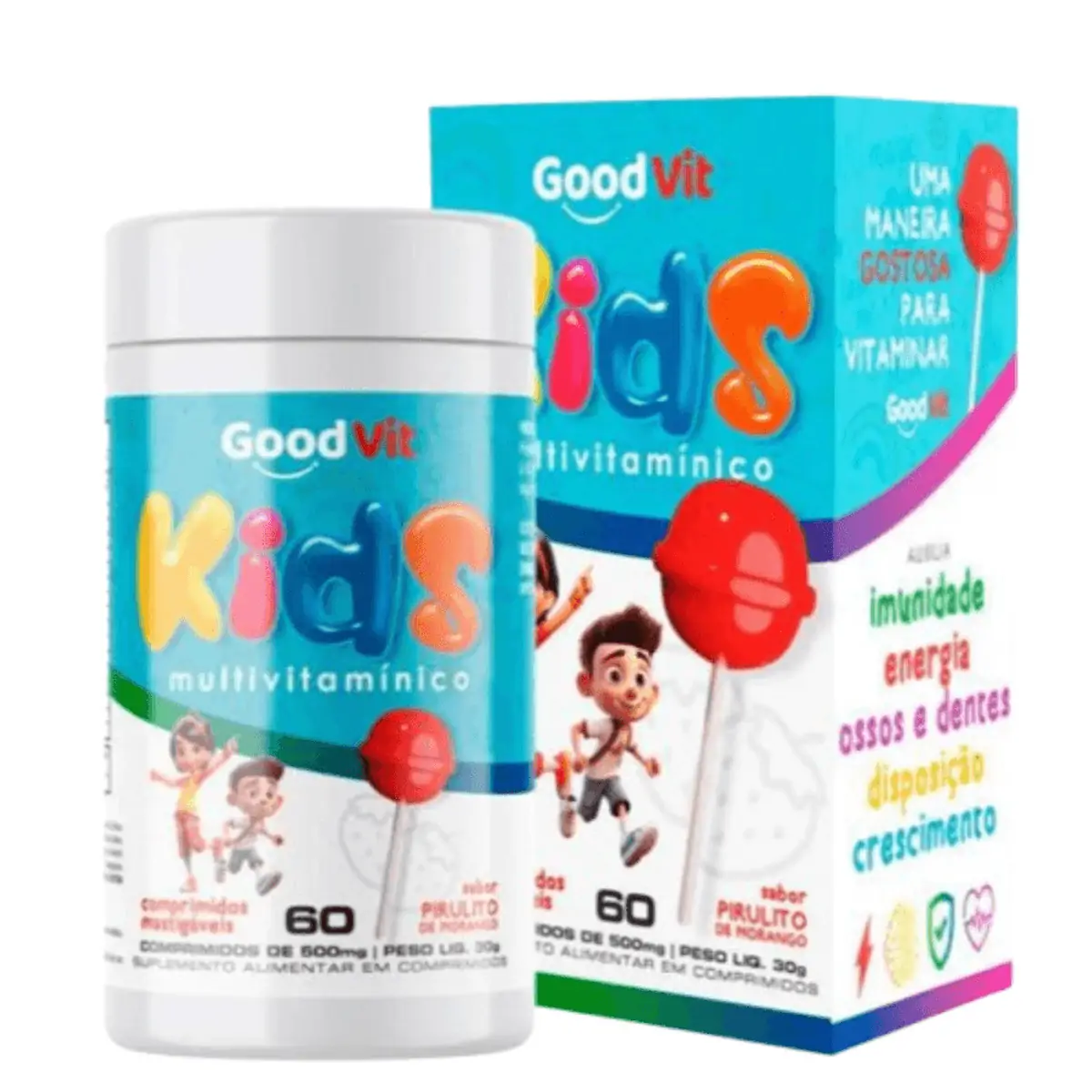 Good Vit Kids Morango C60 Cpr Mastigavel .
