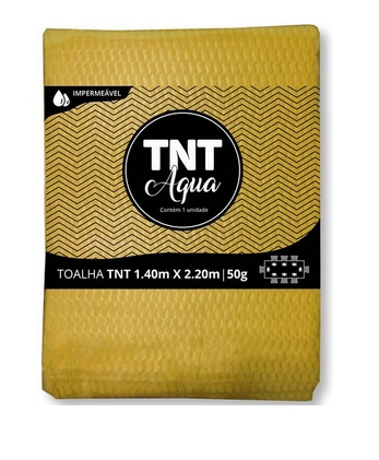 Toalha Tnt Amarelo 2.00x1.40m 19223 Jm