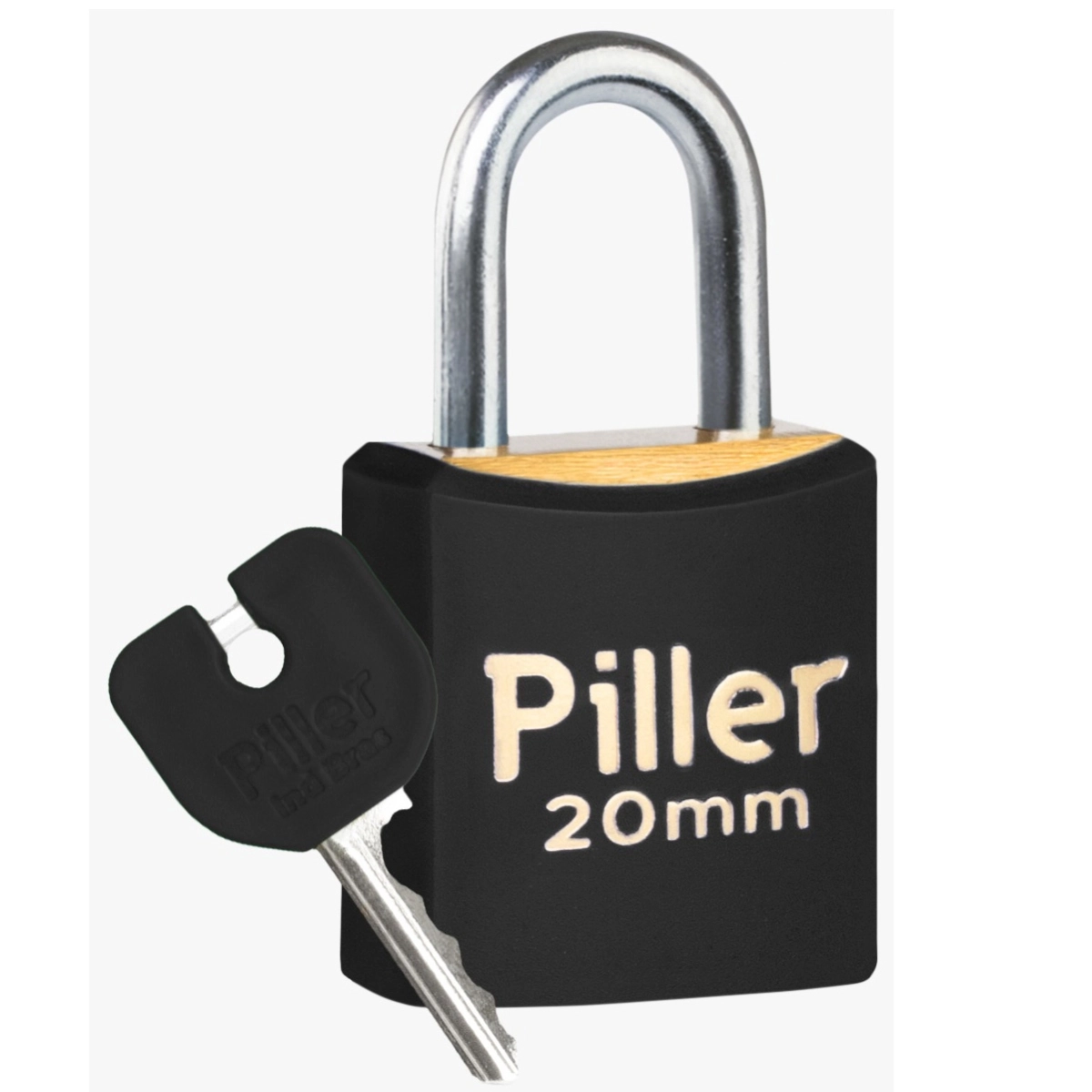 Cadeado 20mm Preto - Piller