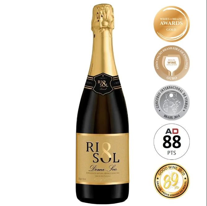 Espumante Rio Sol Branco Demi-sec 750ml