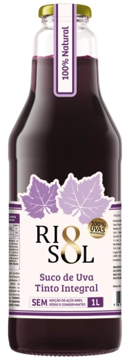 Suco De Uva Tinto Integral Rio Sol 1,5l