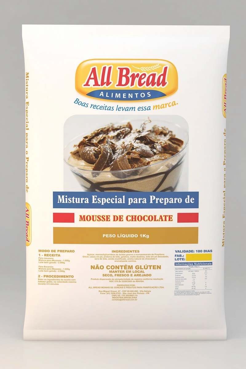 Mousse De Chocolate 1kg