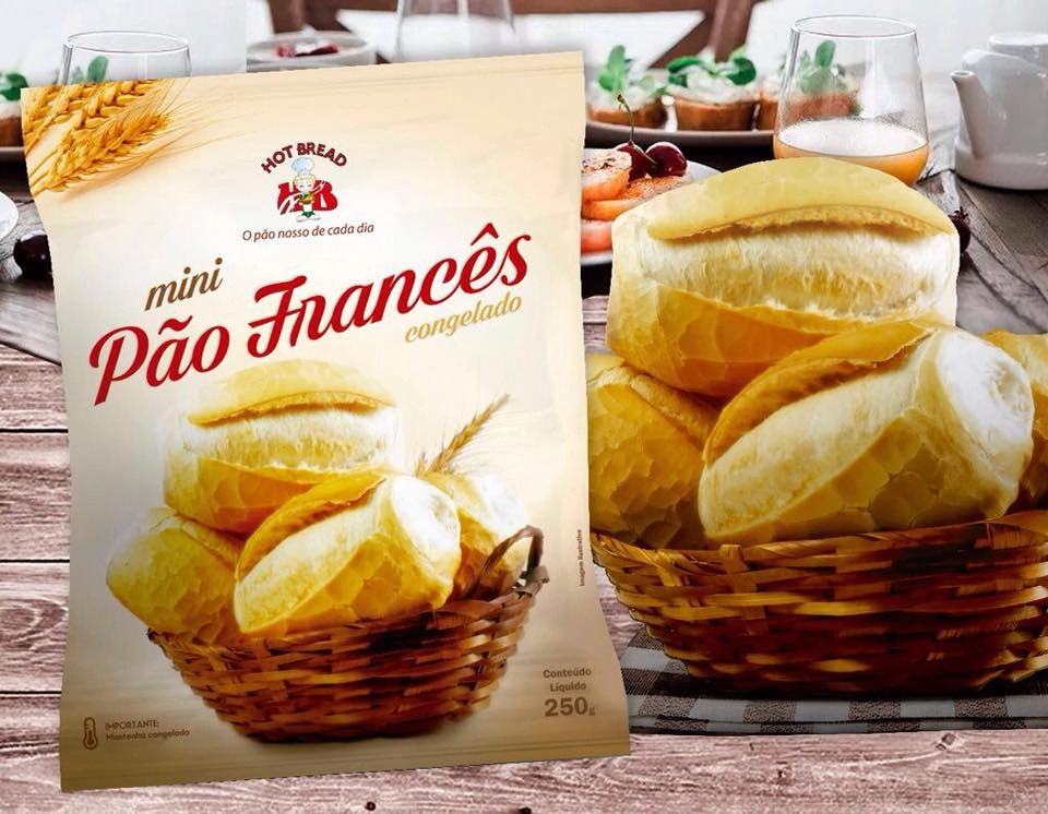 Mini Pao Frances Cong Pontual Pre Assado 250g