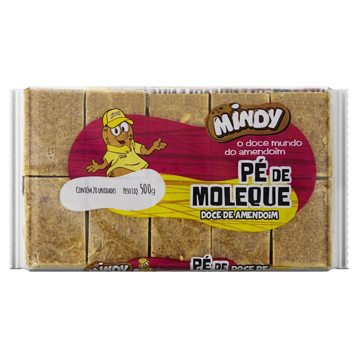 Pé De Moleque Mindy Pacote 500g