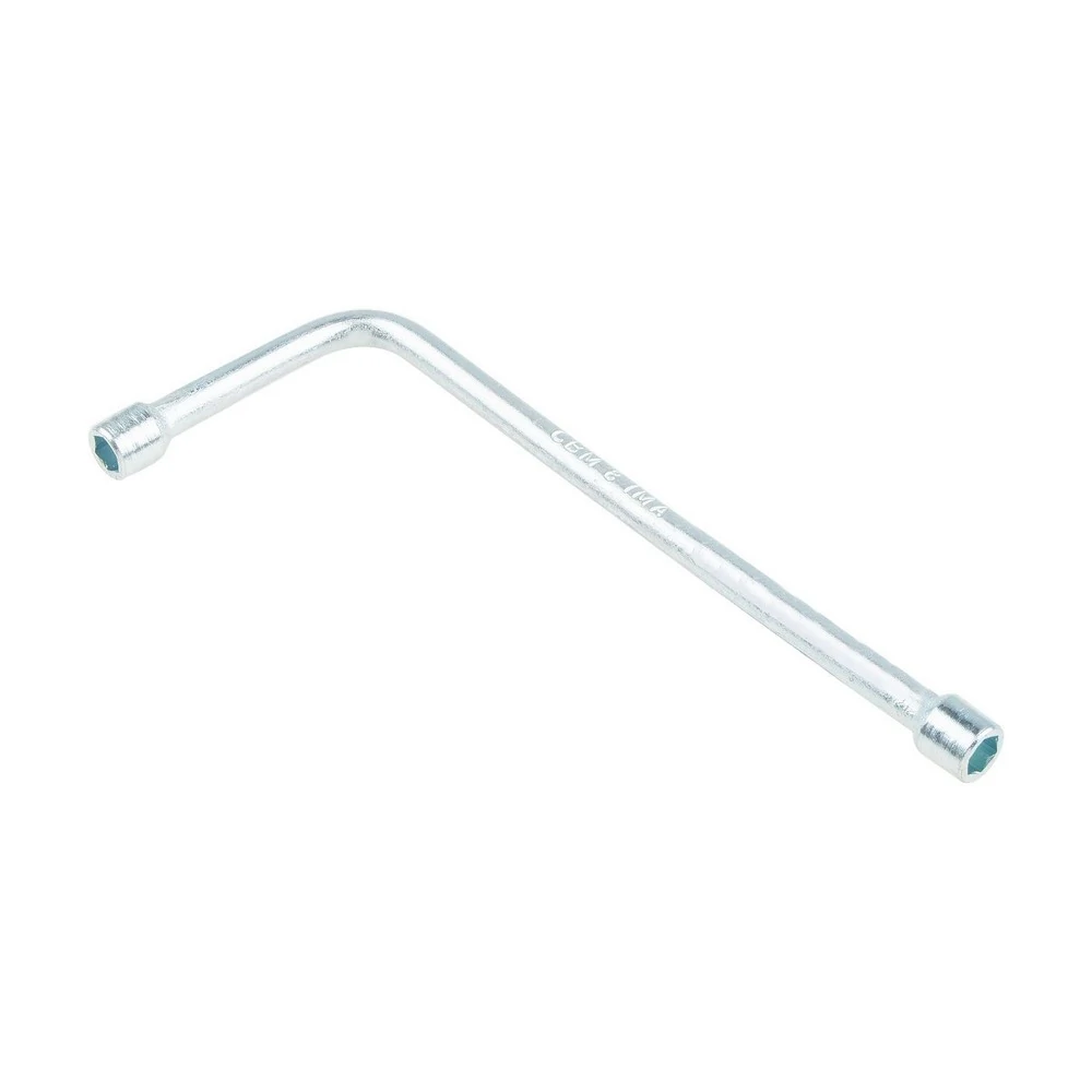 Chave Biela em L Perfil Sextavado 8mm Zincada - COMPLEXO ANHANGUERA CBM03
