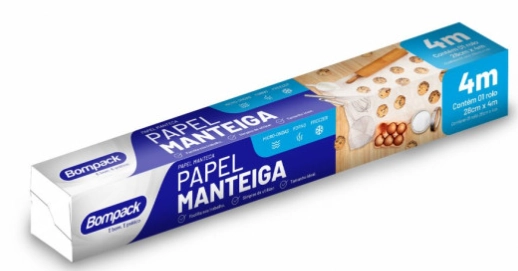 Papel Manteiga Bompack 4m X 28cm