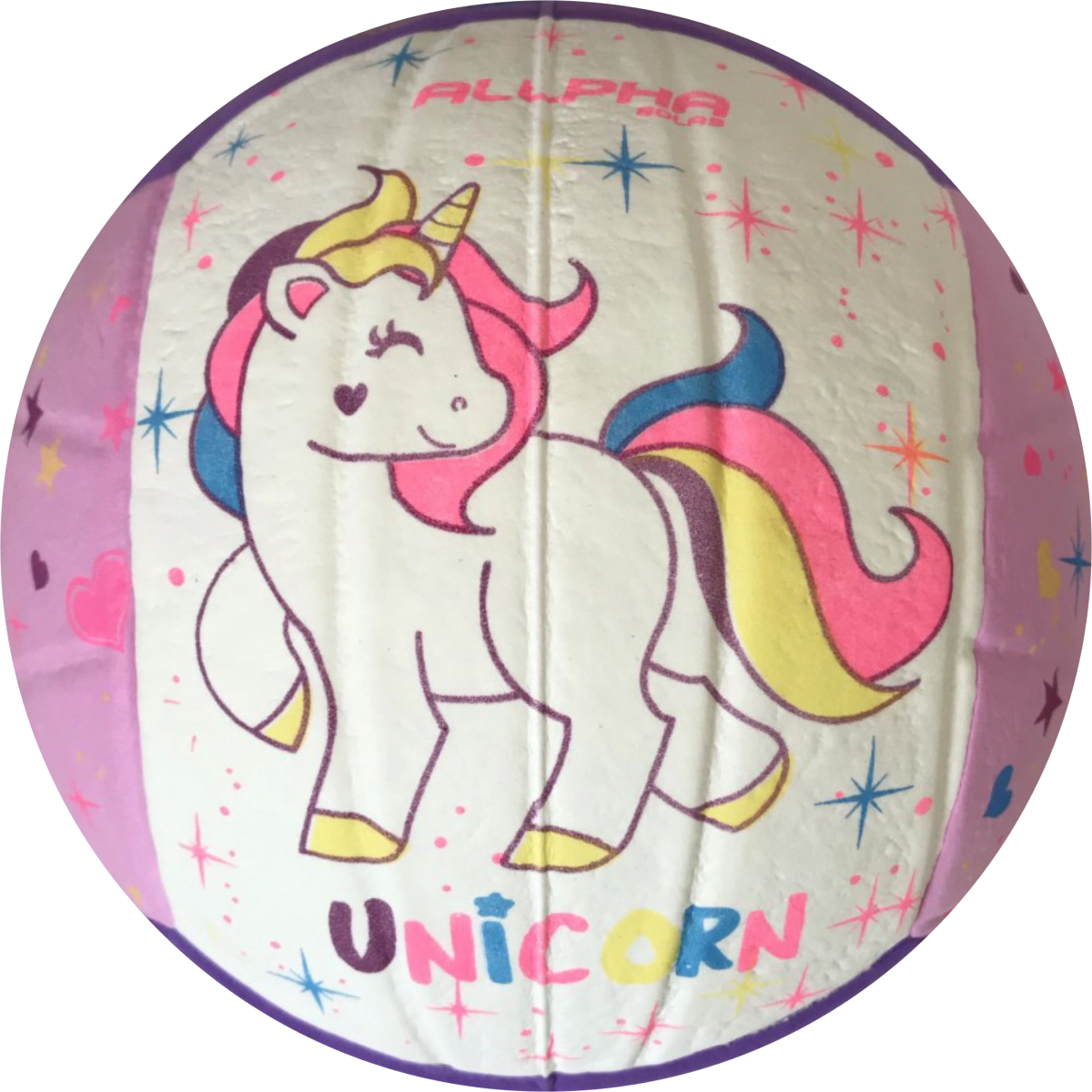 Bola Infantil ALPHA BOLAS Material EVA Desenho Unicórnio