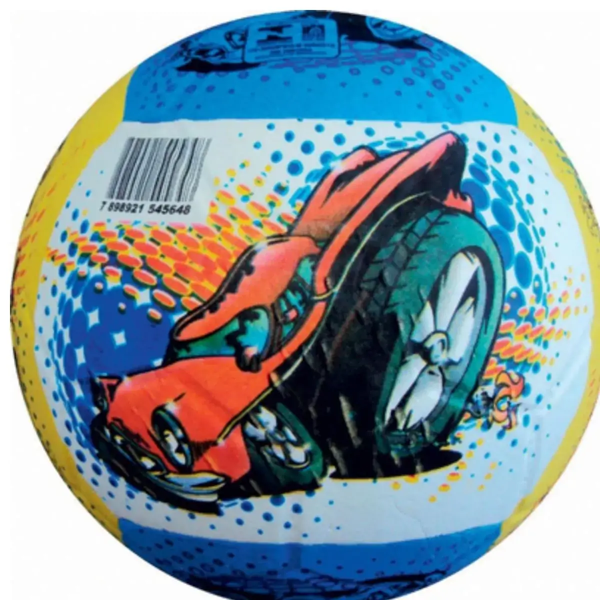 Bola Infantil ALPHA BOLAS Material EVA Desenho Carrinho