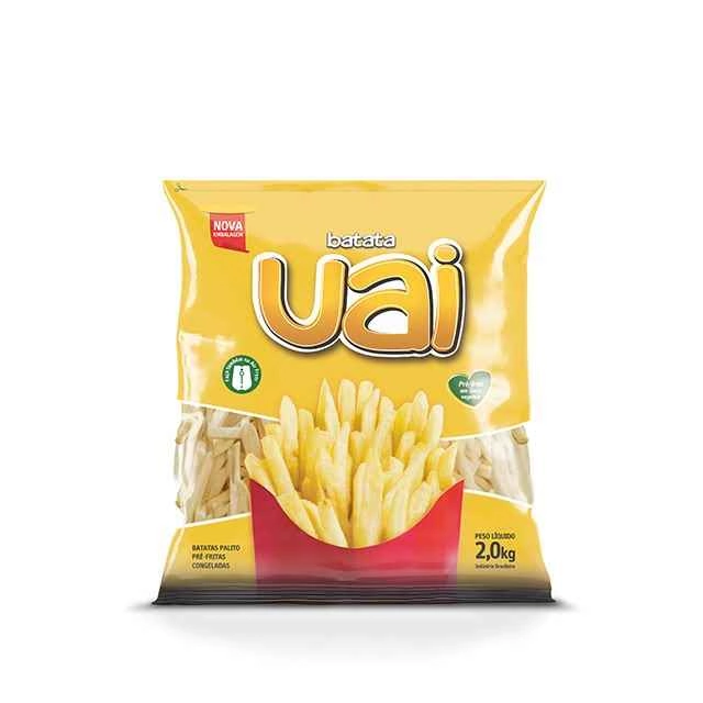 Batata Pré Frita Palito Congelada Uai Pacote 2kg