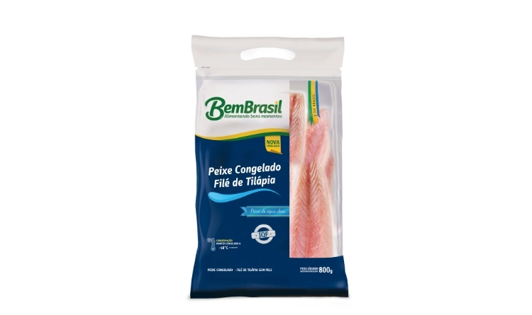 File De Tilapia Bem Brasil 800g