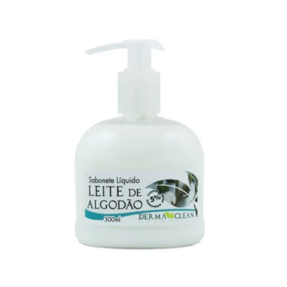 Sabonete Liquido Leite De Algodao 300ml Derma Clean