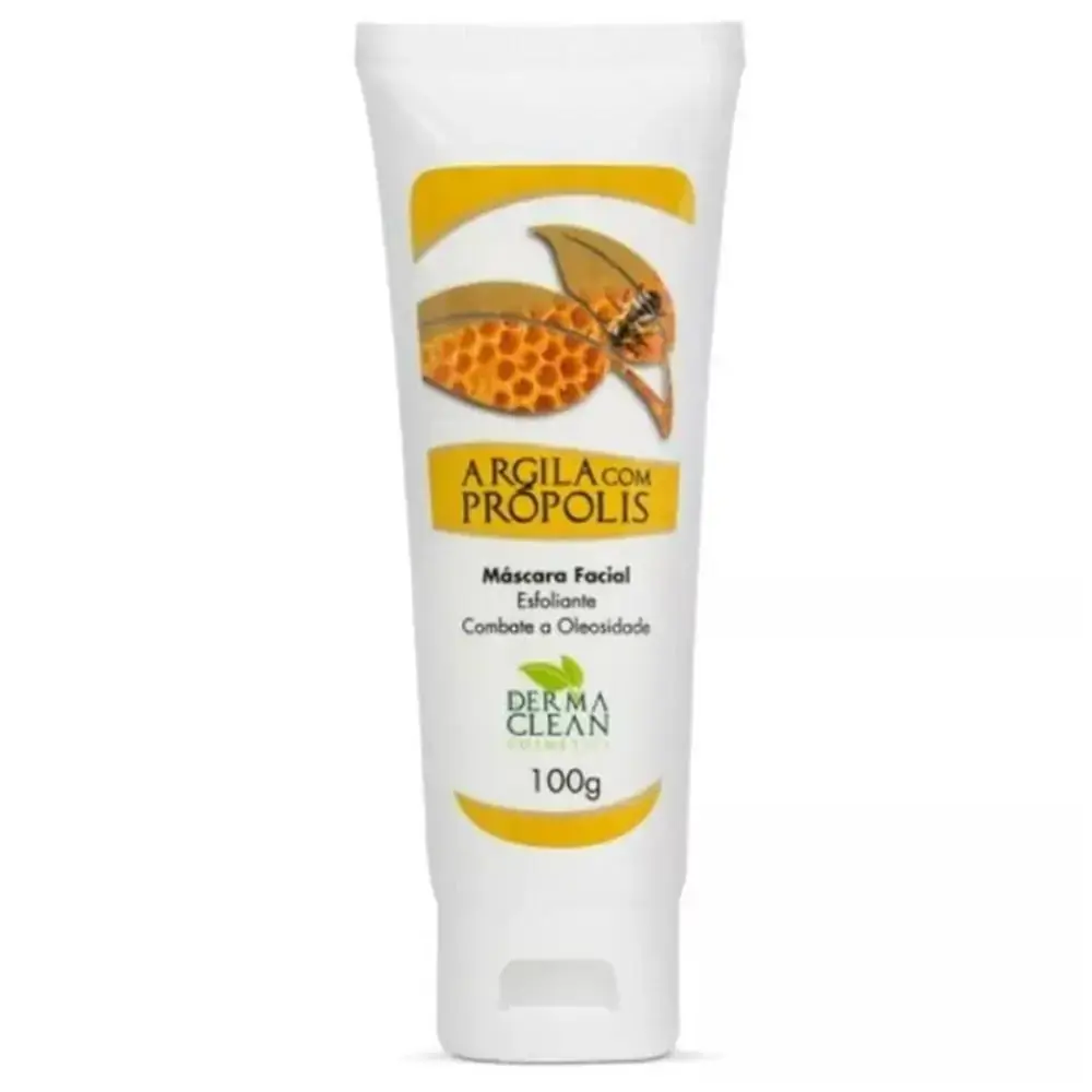 Mascara Facial Argila Propolis 90g Derma Clean Dermaclean