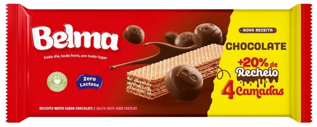 Bolacha Wafer Belma Choc 110g
