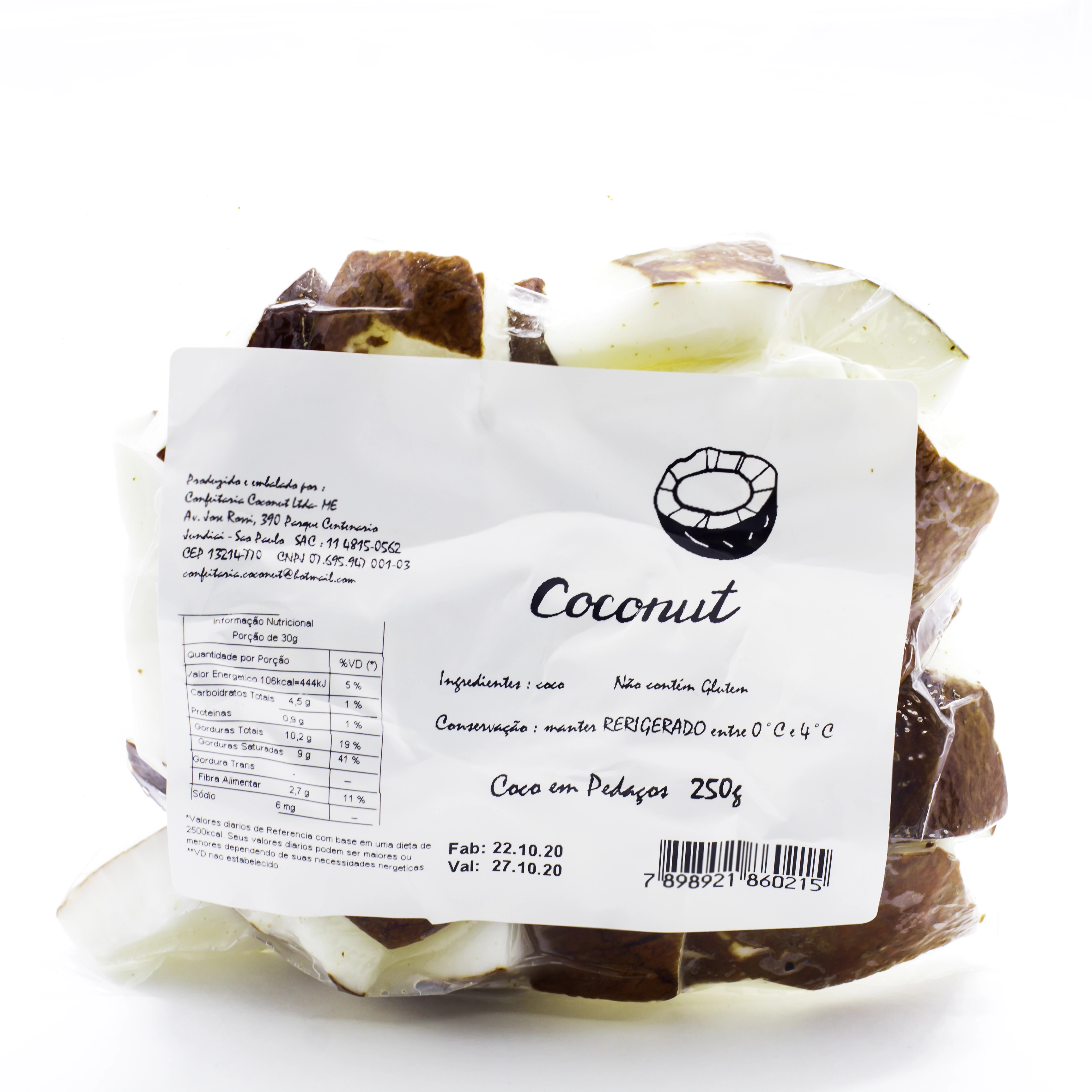 Coco Em Pedaco Coconut 250g