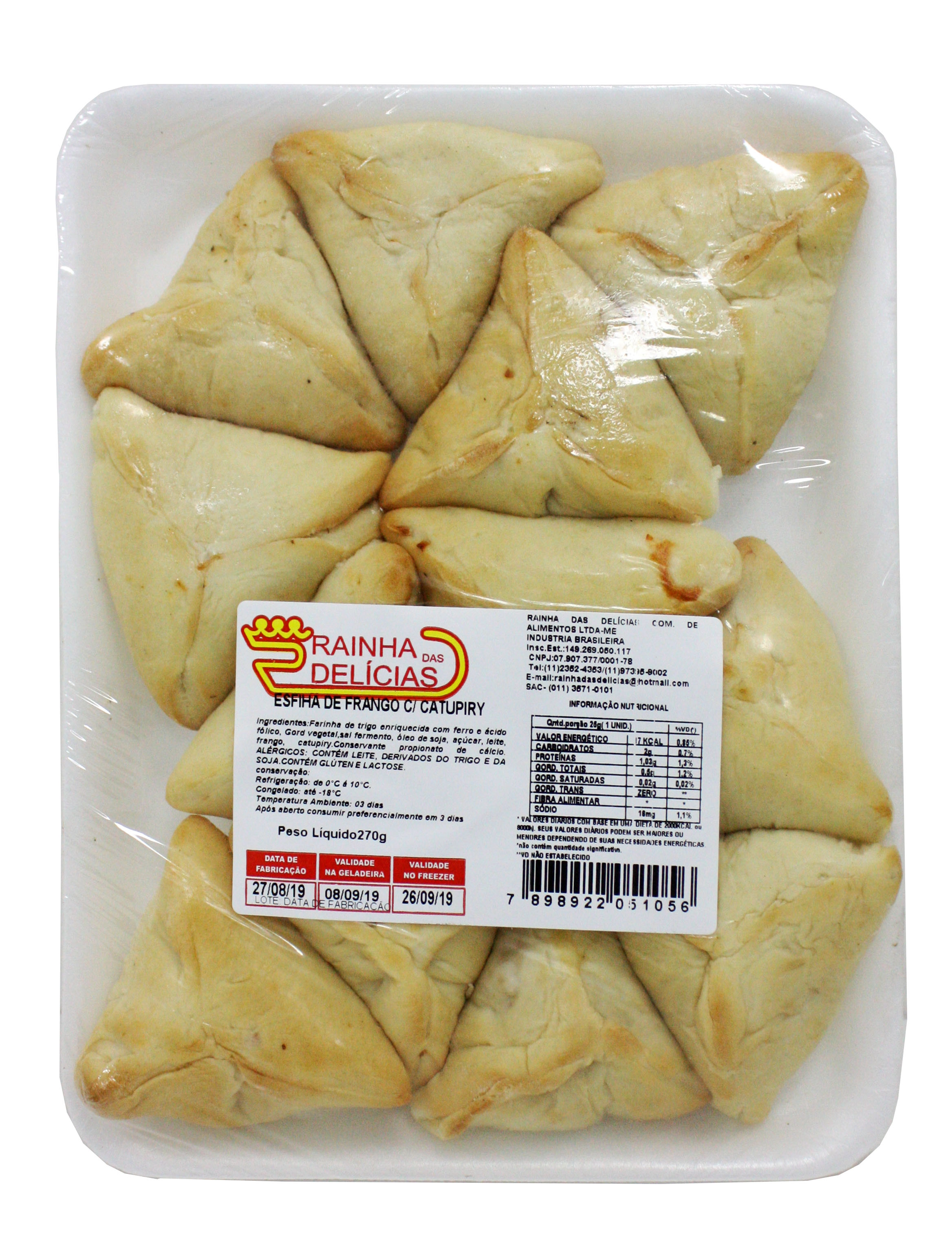 Esfiha Fgo/catup R Delicias