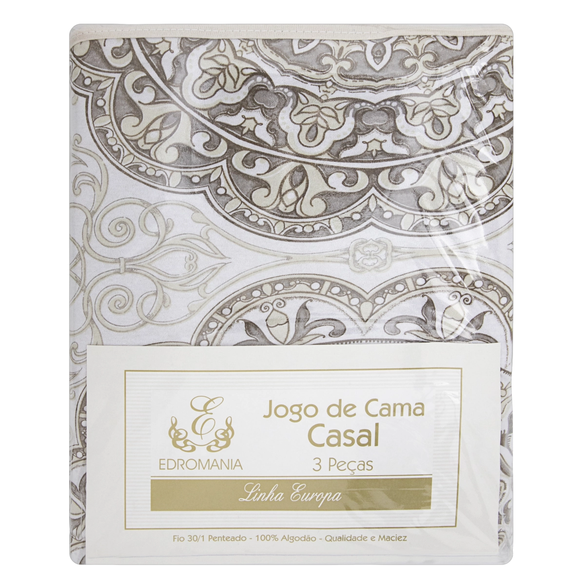 Jogo Lençol Casal Edromania Europa 3 Peças