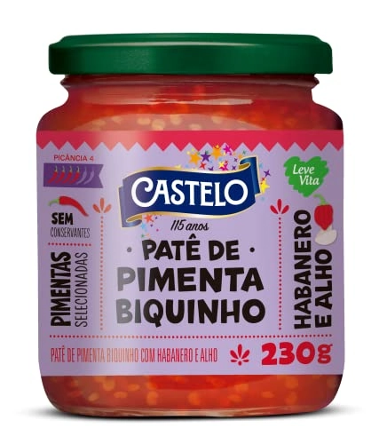 Pate Pimenta Castelo Biquinho 230g
