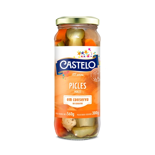 Picles Conserva Castelo 180g