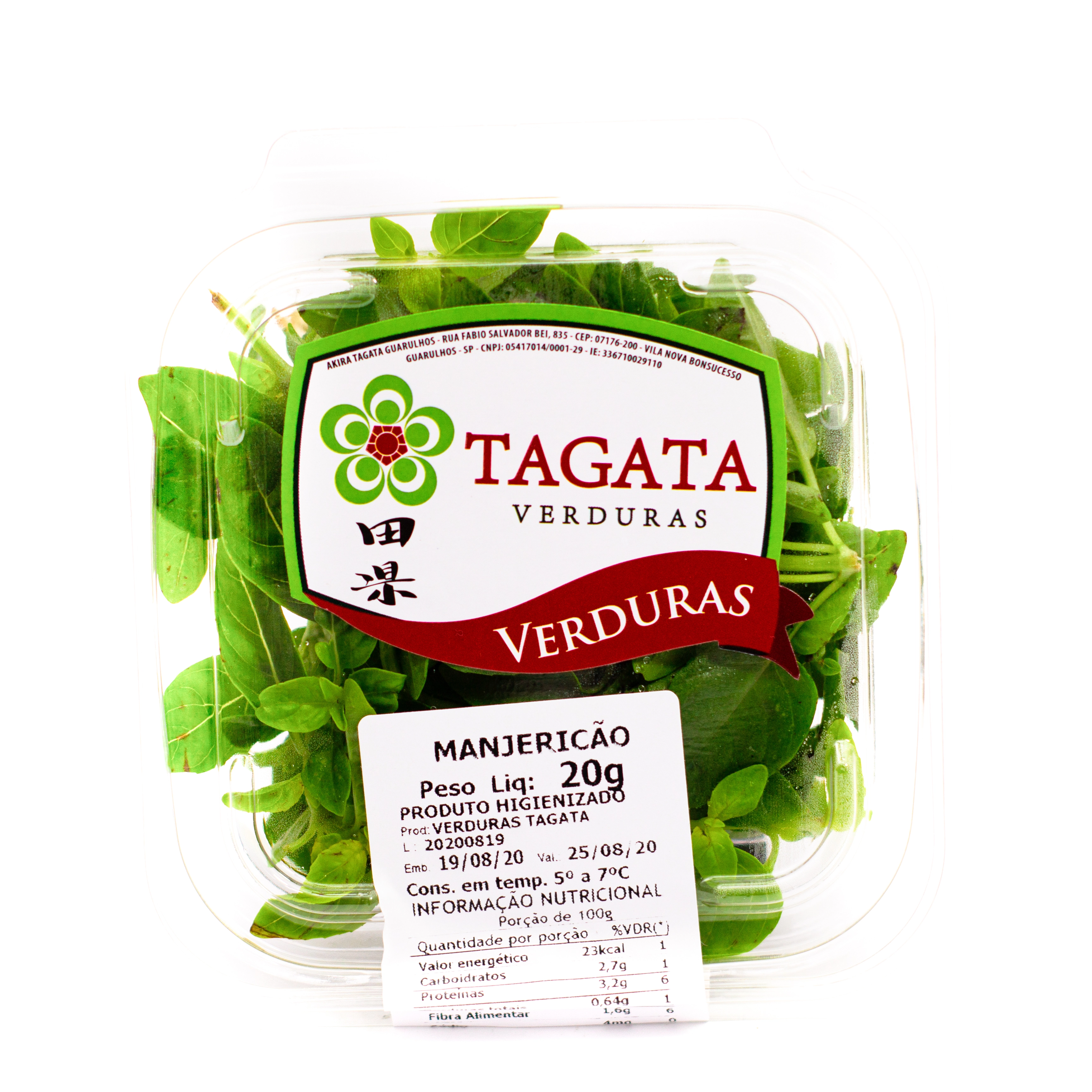 Manjericao Tagata Bdj 20gr