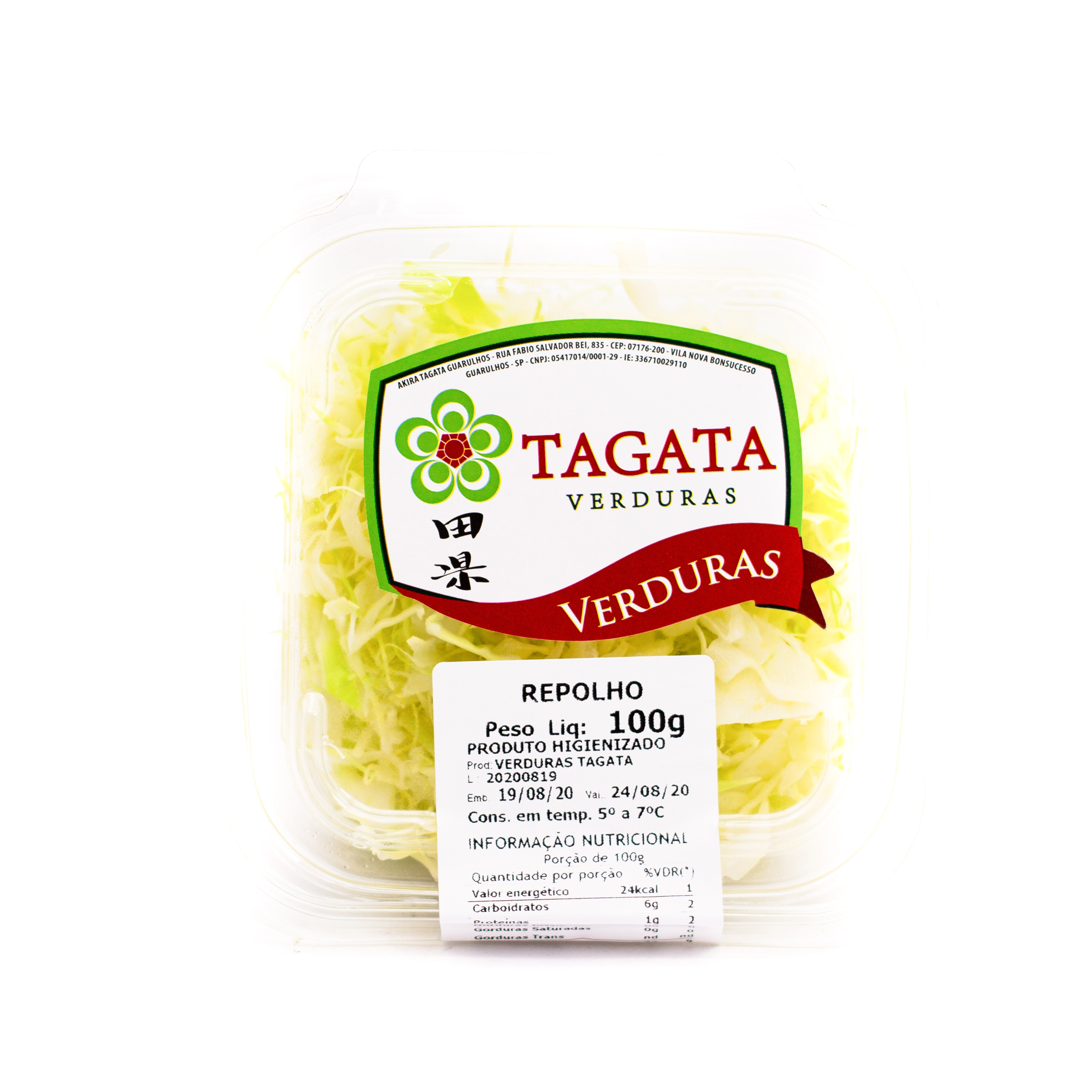 Repolho Higien Tagata 100g