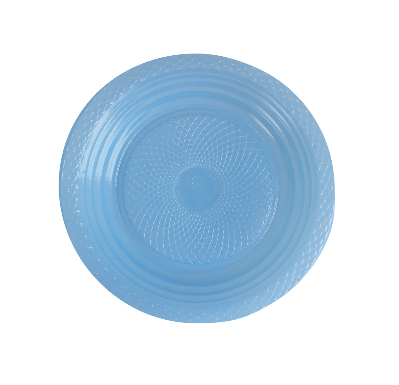 Prna 15 Prato Plastico 15cm Azul Neon C/