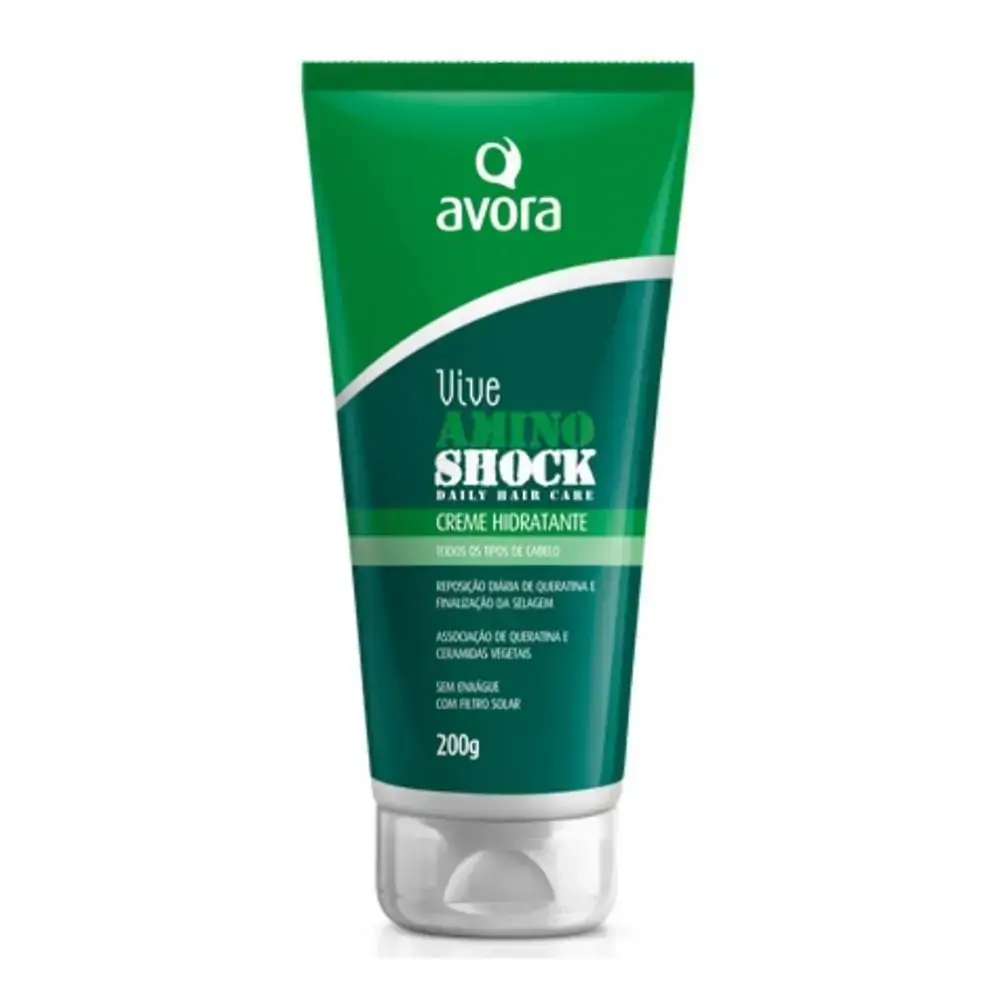 Cr Pentear Avora 200g Amino Shock S/ Enxague