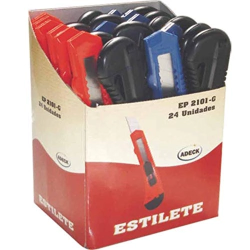 Estilete Estreito Plastico C Trava Grande