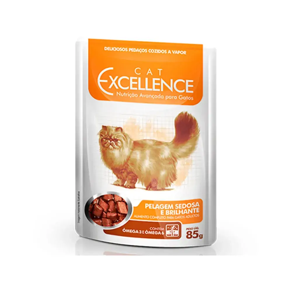 Cat Excellence Sache Pelagem Sedosa E Brilhante