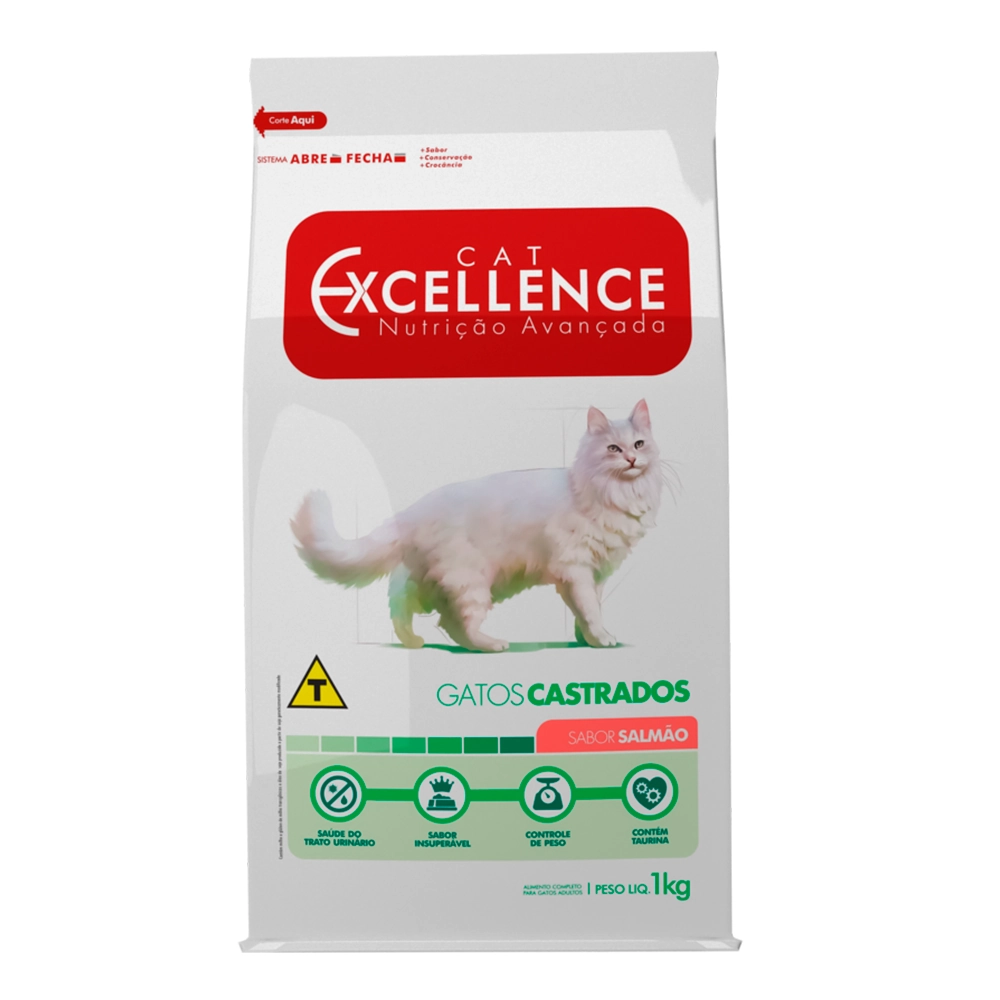 Racao Cat Excellence Castrado 1kg