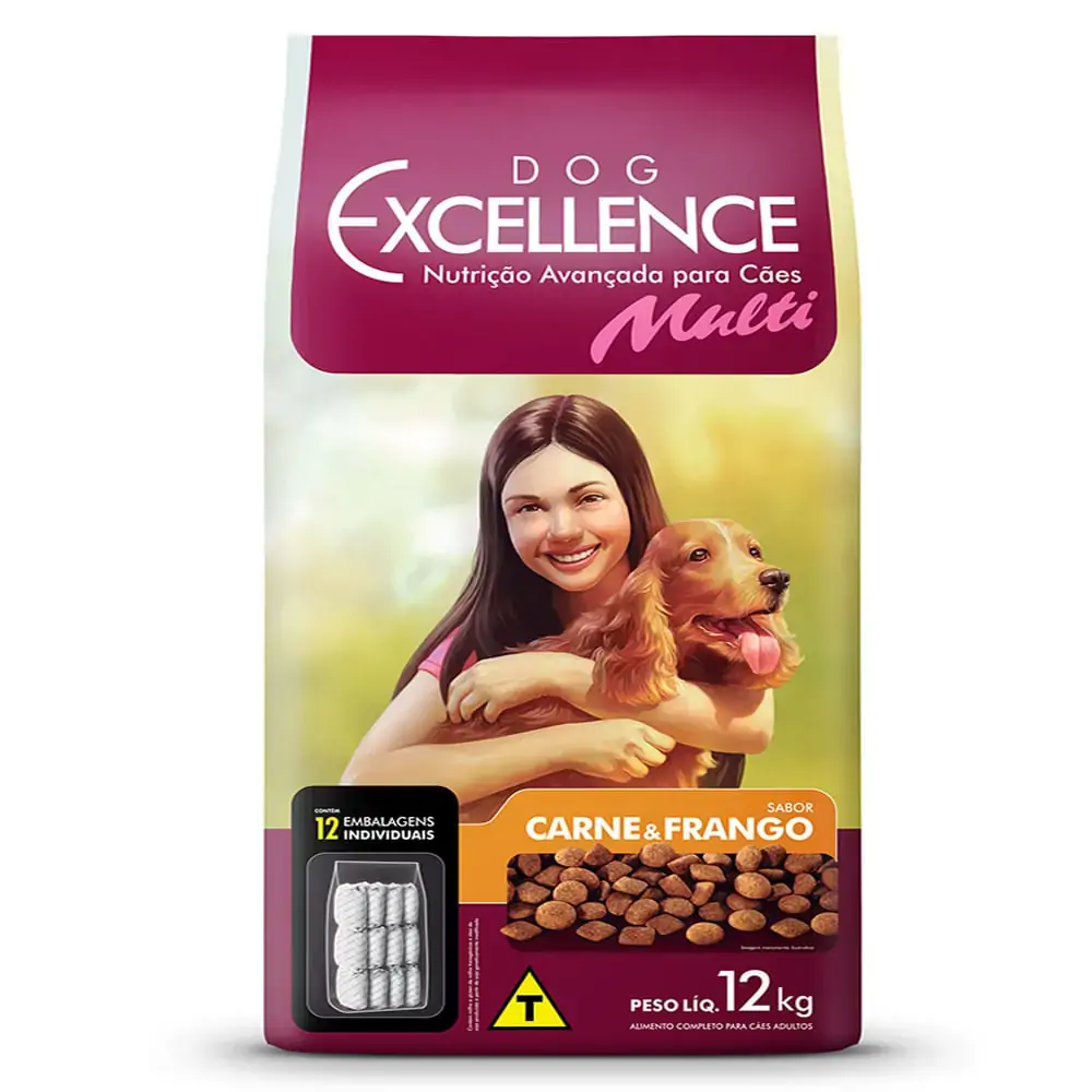 Dog Excellence Multi Carne E Frango 12kg