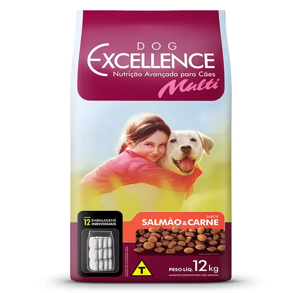Dog Excellence Multi Salmao E Carne 12kg