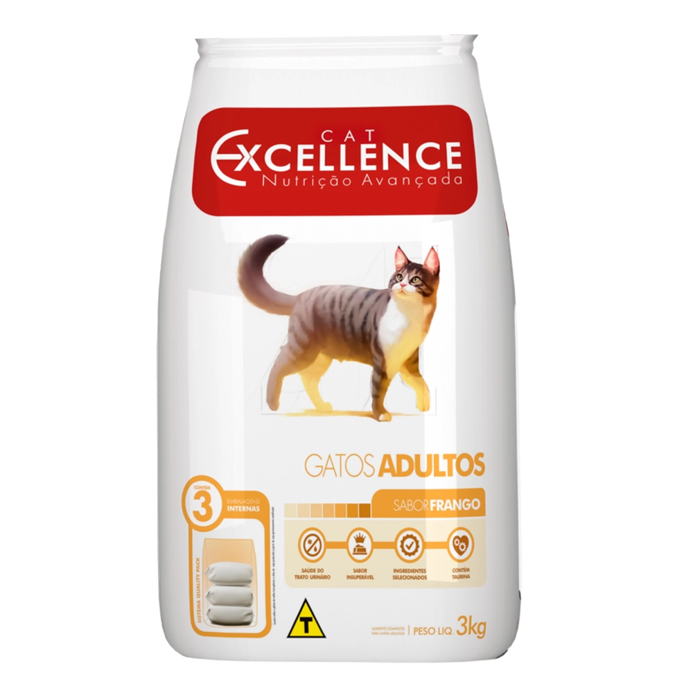 Cat Excellence Ad Frango 3kg